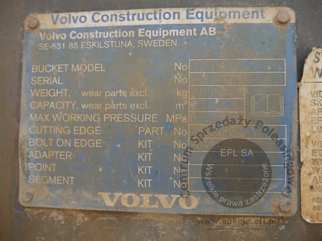 19 - Ładowarka kołowa Volvo L180G 2011r.