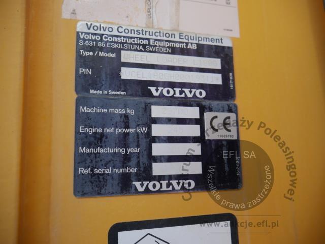 23 - Ładowarka kołowa Volvo L180G 2011r.