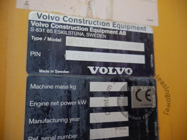 24 - Ładowarka kołowa Volvo L180G 2011r.