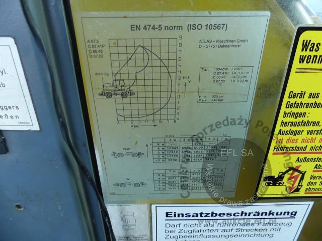 28 - Koparka kołowa dwudrogowa ATLAS 1604ZW 2009r.