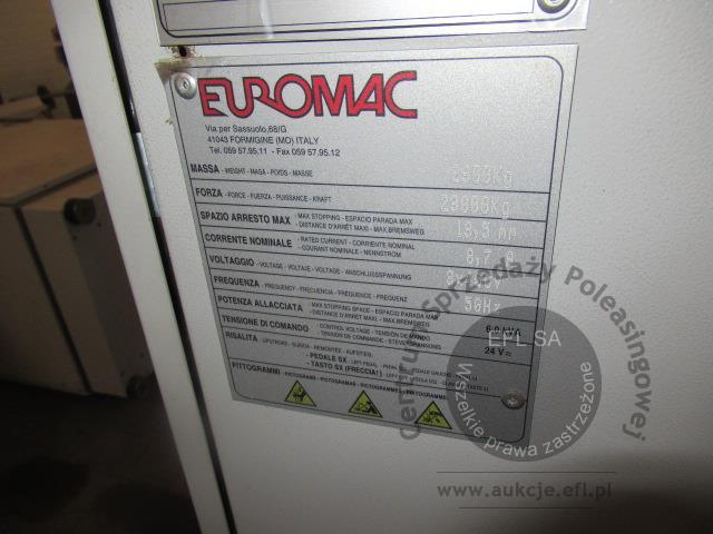 16 - Elektryczna prasa krawędziowa EUROMAC FX BEND 1023  2021r.