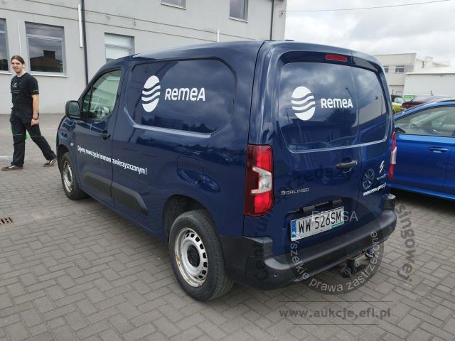2 - Citroen Berlingo Van 1.5 BlueHDi M Clu 2021r. WW526SM UWAGA!! Pojazd znajduje się w lokalizacji: Warszawa, Al. Krakowska 7, 02-183 Warszawa