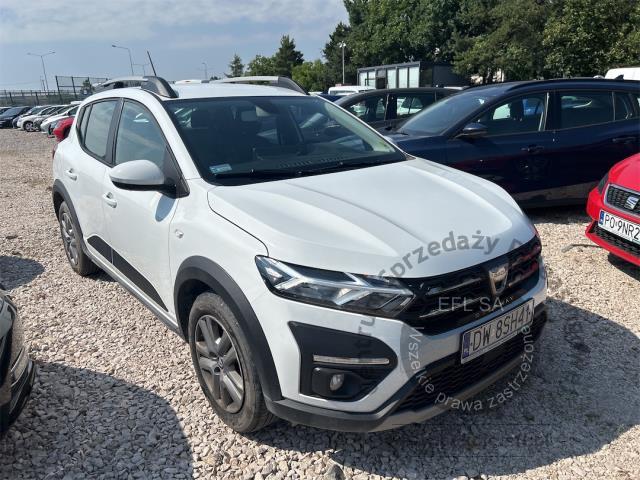 6 - DACIA SANDERO STEPWAY 1.0 TCE 2022r. DW8SH41 UWAGA!! Pojazd znajduje się w firmie AUTO MOTO CENTRUM sp. z o.o. ul. Ostrowska 328 (przy Trasie Katowickiej) 61-312 Poznań