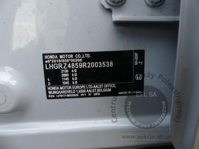 10 - HONDA ZR-V 2.0 E-CVT SPORT 2023r.