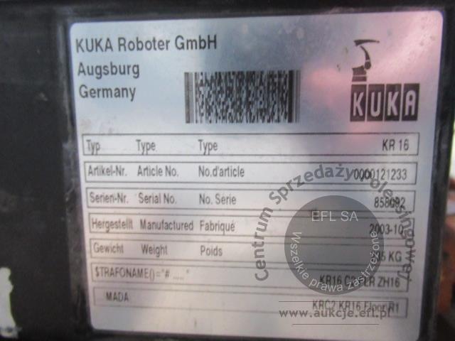 20 - Robot przemysłowy Kuka KR16 z kontrolerem