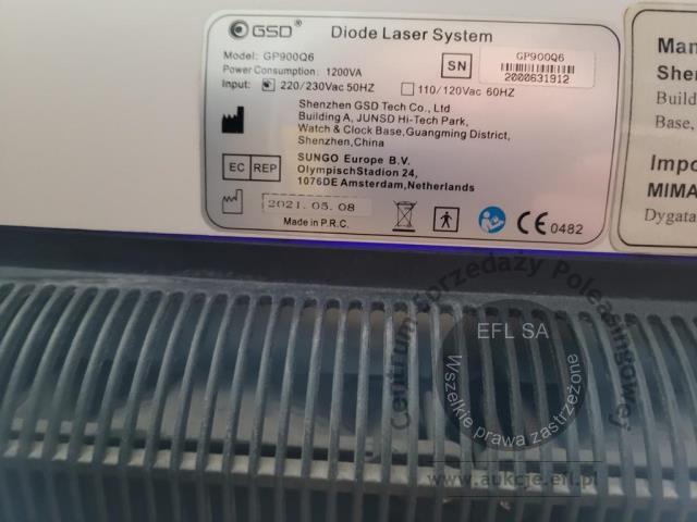 10 - Laser kosmetyczny GSD GP900Q6 2021r.