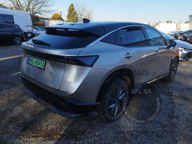 4 - Nissan Ariya 87kWh Evolve 2022r. WND4041A Pojazd znajduje się w firmie ARCTOS GROUP sp. z o.o. Al. Krakowska 7, 02-183 Warszawa
