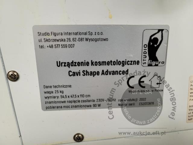 8 - Urządzenie kosmetologiczne Cavi Shape Advanced 2022r.