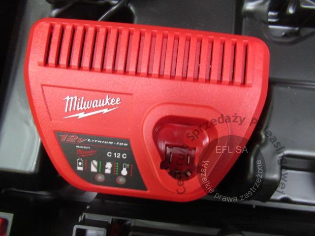 6 - Klucz udarowy aku. Milwaukee zestaw M12FCIWF12G3-5