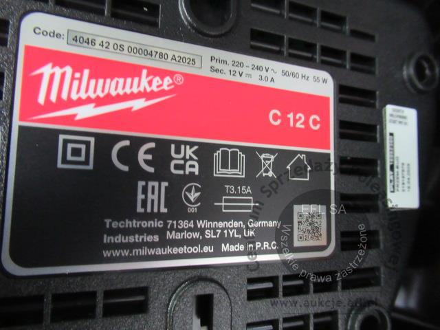 7 - Klucz udarowy aku. Milwaukee zestaw M12FCIWF12G3-5