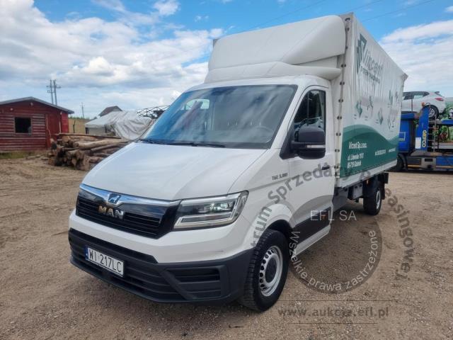 1 - MAN TGE 3.180 2021r. WI217LC UWAGA!! Pojazd znajduje się w lokalizacji: GDAŃSK Ul. Zawodników 1 80-729 Gdańsk