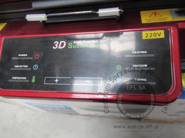 18 - Sublimacyjna, próżniowa prasa termiczna 3D ST 3042