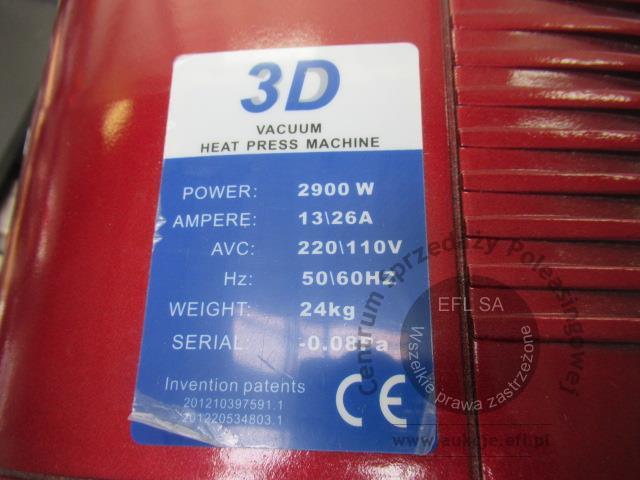10 - Sublimacyjna, próżniowa prasa termiczna 3D ST 3042