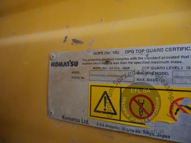 29 - KOPARKA GĄSIENICOWA KOMATSU PC 210 - LC11 2019r.