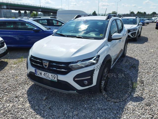 1 - Dacia Sandero Stepway 1.0 TCe Comfor 2022r. DW4SL19 UWAGA!! Pojazd znajduje się w lokalizacji: Janki, Al. Krakowska 52, 05-090 Janki