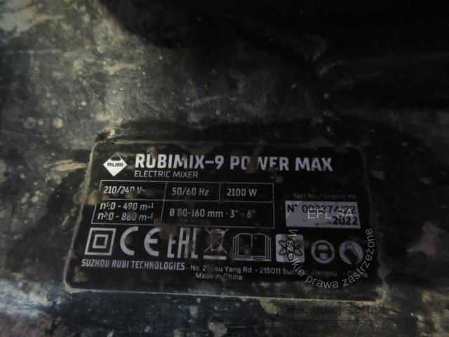 7 - Mieszarka do RUBIMIX 9 Power Max z walizką 2022r.