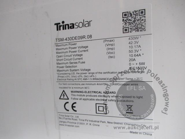 13 - Elementy instalacji fotowoltaicznej TRINASOLAR 49,88 kW