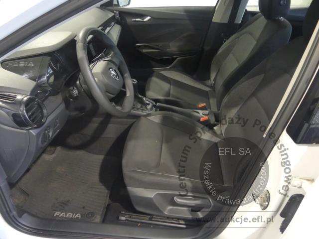 6 - Skoda Fabia 1.0 Active Hatchback 2022r. DW8UR62 UWAGA!! Pojazd znajduje się w lokalizacji: GDAŃSK Ul. Zawodników 1 80-729 Gdańsk