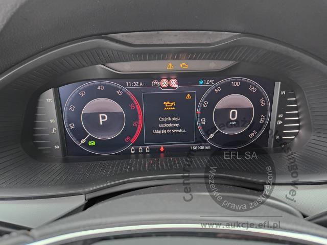 11 - Skoda Scala 1.6 TDI SCR Ambition DSG 2020r. DW9LA39 USZKODZONY Pojazd znajduje się w firmie ARCTOS GROUP sp. z o.o. Al. Krakowska 7, 02-183 Warszawa