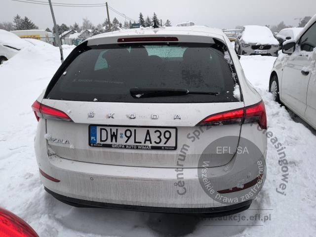 6 - Skoda Scala 1.6 TDI SCR Ambition DSG 2020r. DW9LA39 USZKODZONY Pojazd znajduje się w firmie ARCTOS GROUP sp. z o.o. Al. Krakowska 7, 02-183 Warszawa