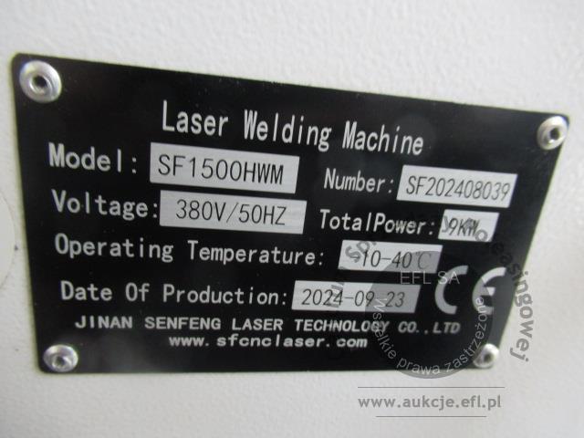 31 - Ręczna spawarka laserowa Jinan Senfeng MH1500HWM