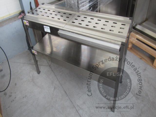 1 - Regał grzewczy nablatowy 2-poziomowy 1200x400x700