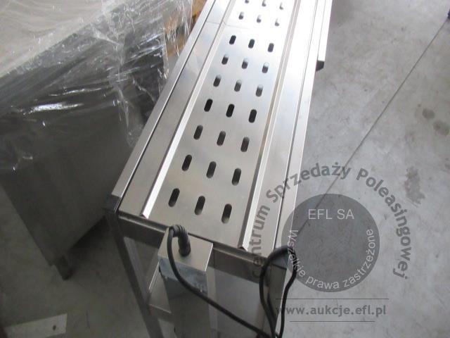 2 - Regał grzewczy nablatowy 2-poziomowy 1200x400x700