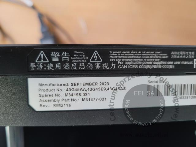7 - Komputer HP Pro Mini 260 G9 z monitorem HP M27fe