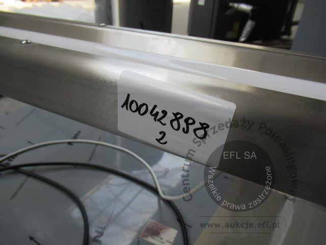 7 - Wanna chłodnicza KOMAT model KL6-14.0004 , Nadstawka z szybą giętą KOMAT KNP-03