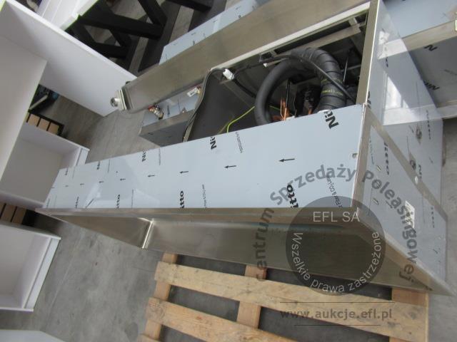 8 - Wanna chłodnicza KOMAT model KL6-14.0004 , Nadstawka z szybą giętą KOMAT KNP-03