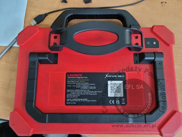 11 - Samochodowy tester diagnostyczny Launch X431 Euro Tab III
