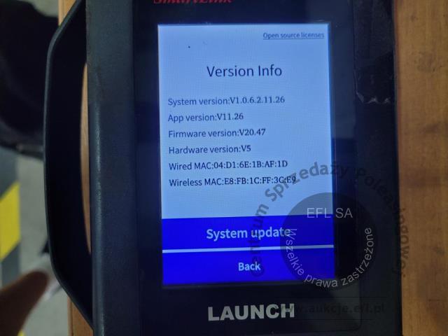 23 - Samochodowy tester diagnostyczny Launch X431 Euro Tab III