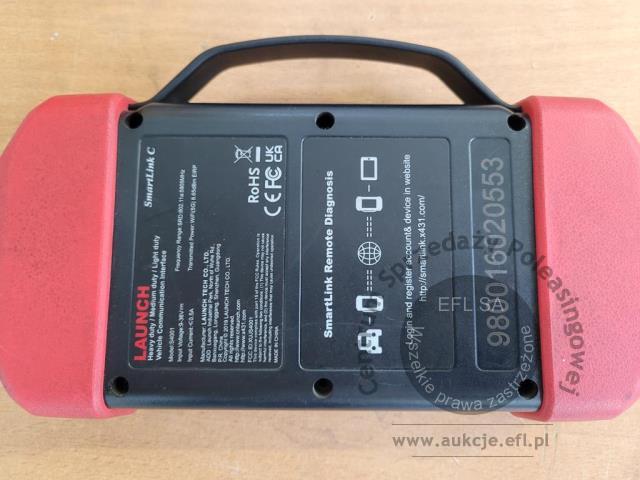 7 - Samochodowy tester diagnostyczny Launch X431 Euro Tab III