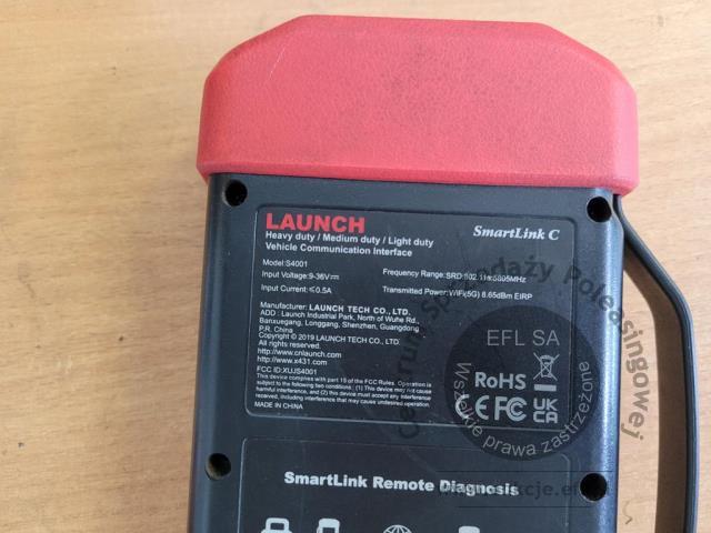 8 - Samochodowy tester diagnostyczny Launch X431 Euro Tab III
