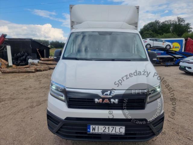 7 - MAN TGE 3.180 2021r. WI217LC UWAGA!! Pojazd znajduje się w lokalizacji: GDAŃSK Ul. Zawodników 1 80-729 Gdańsk