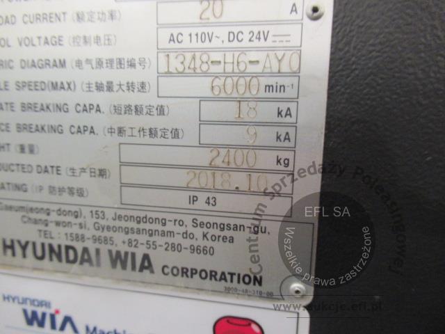 15 - Tokarka HYUNDAI WIA Corporation 2018r.