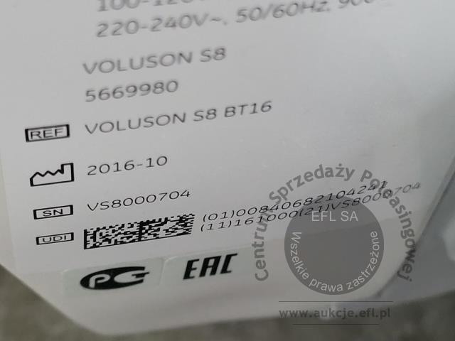 17 - Ultrasonograf GE VOLUSON S8 BT16  2016r.