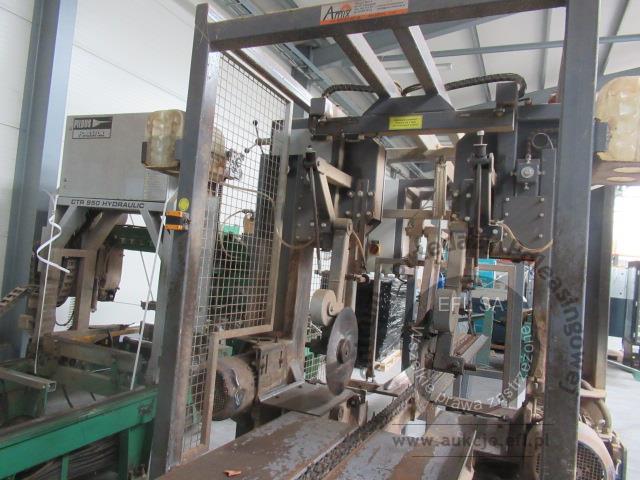 5 - Trak piła 2 taśmowa pionowa AMIX typ PT-2P z podajnikiem 2018r