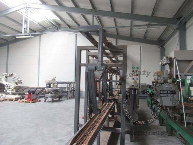 7 - Trak piła 2 taśmowa pionowa AMIX typ PT-2P z podajnikiem 2018r