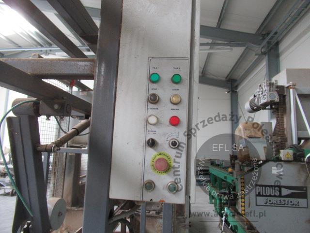 8 - Trak piła 2 taśmowa pionowa AMIX typ PT-2P z podajnikiem 2018r