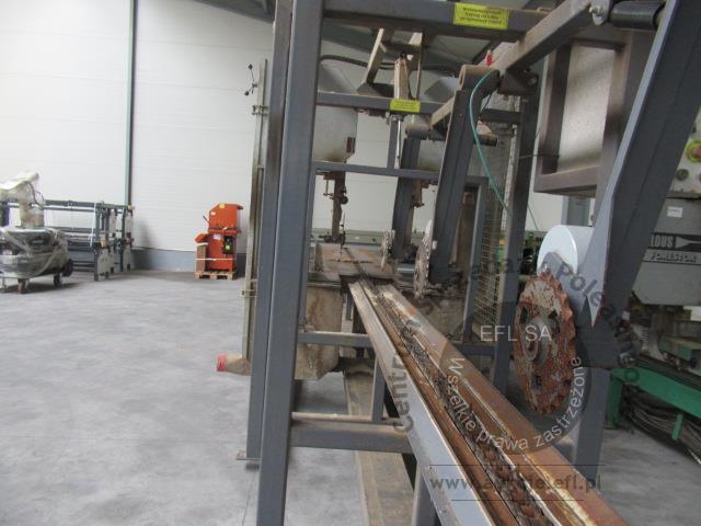 10 - Trak piła 2 taśmowa pionowa AMIX typ PT-2P z podajnikiem 2018r