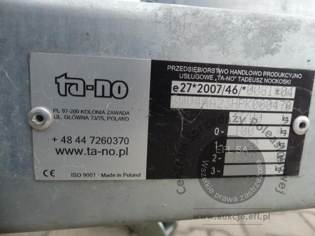 27 - Przyczepa gastronomiczna "KEBAB" TA-NO 2023r.