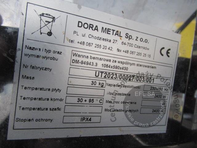 7 - Wanna bemarowa jednokomorowa DM 94943.3 + Nadstawka grzewcza DM 94583-E-01